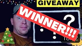 Giveaway Winner Announcement