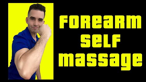 Forearm Flexor Self Massage Tutorial | How to massage your forearms for golfer's elbow pain relief