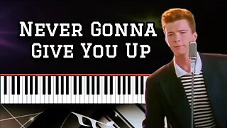 Never Gonna Give You Up - Rick Astley | piano cover
