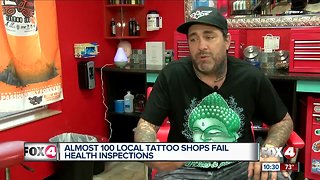 Almost 100 SWFL tattoo shops fail health inspections