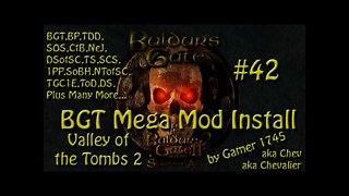 Let's Play Baldur's Gate Trilogy Mega Mod Part 42 - Valley of the Tombs 2