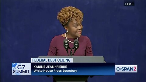 Karine Jean-Pierre Says She's "Assuming" Biden Will Be Updated On Debt Limit Negotiations