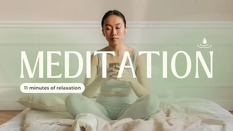 Meditate with Me: 11 Minutes of Blissful Alpha Waves 🧘‍♂️ |stress relief | anxiety meditation