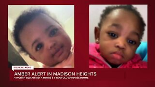 Amber alert issued for infant, toddler in Madison Heights