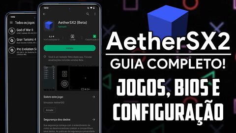 AetherSX2 PS2 GUIA COMPLETO! | Como Configurar o AetherSX2 | Jogos e BIOS