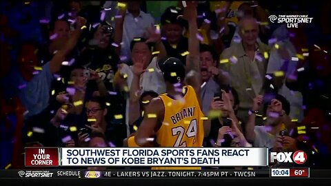 Southwest Florida sports fans react to the death of Kobe Bryant