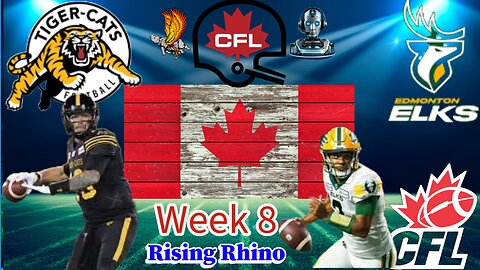 Edmonton Elks vs Hamilton Tiger-Cats | Week 8 Watch Party and Play by Play