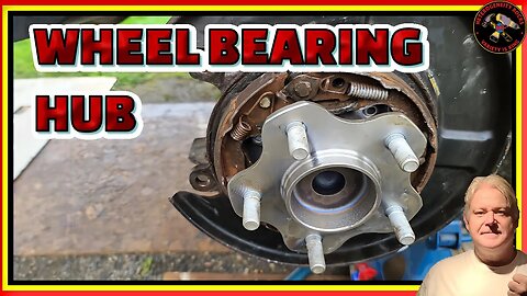 How to replace a rear wheel hub. Changing a Nissan rear wheel bearing #nissan #wheelhub