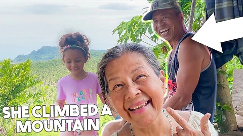 75 year old Grandma Hiking to the Siargao Mountain Men