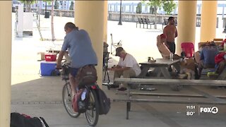 Fencing continues at Centennial Park amid homeless crisis