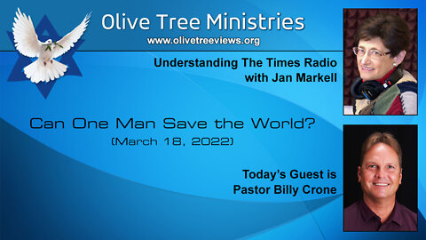 Can One Man Save the World? – Pastor Billy Crone