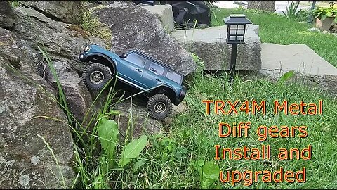 TRX4M Diff gears replacement and Upgraded Shock Install