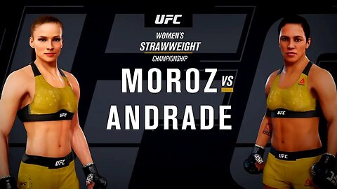 EA Sports UFC 3 Gameplay Jessica Andrade vs Maryna Moroz