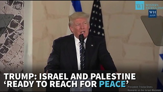 Trump: Israel And Palestine ‘Ready To Reach For Peace’