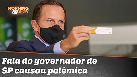 CoronaVac aplicada sem aval da Anvisa: “Há confusão em relação à minha fala”