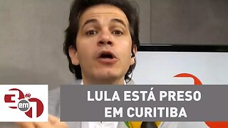 Ex-presidente Lula está preso em Curitiba