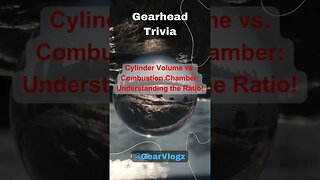 Cylinder Volume vs. Combustion Chamber: Understanding the Ratio! #automotive #autofacts #shorts