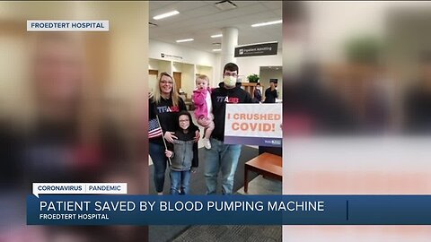 27-year-old Wisconsin man critically ill with COVID-19 saved thanks to blood pumping machine