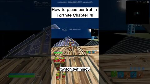 How to piece control in Fortnite Chapter 4! #shorts