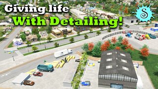 How to detail a forestry industry and fix your traffic issues! | Cities Skylines