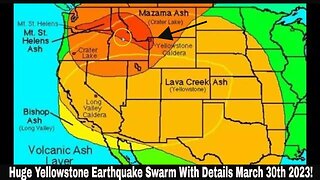 Huge Yellowstone Earthquake Swarm With Details March 30th 2023!