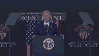 Biden tells West Point graduates that he was "appointed" to the Naval Academy