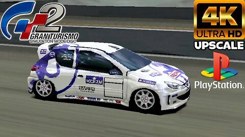 Peugeot 206 99 Rally Car Gran turismo 2 [PlayStation 1] [4k] #intromanarg #granturismo #playstation