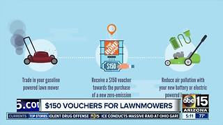 Trade in your lawn mower and get $150