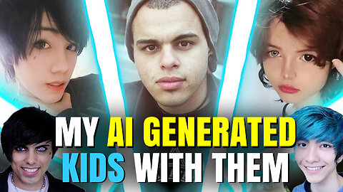 What would my kids look like? | My AI generated kids with Raluca, Maicon Kuster and Mateus Hwang