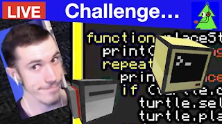 LIVE - Ep8 Lupus590's ComputerCraft Challenge - Can't Break, Place Blocks - Minecraft Mods Lets Play