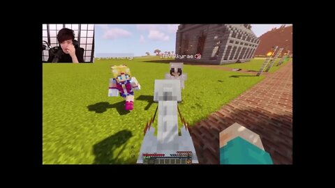 Girls are Jealous to Sykkuno's Horse in OTV Minecraft Server