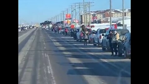 Winnipeg Freedom Trucker Convey Enters Winnipeg!