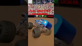 Kraken freestyle #monsterjam #shorts #videogames