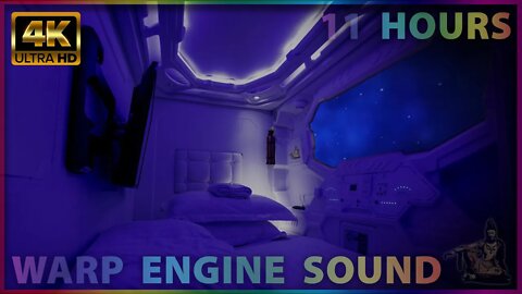 Warp Engine Sound | SPACE TRAVEL | Spaceship Ambience in [4K]