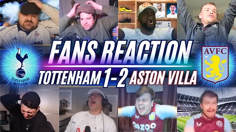 PREMIER LEAGUE FANS REACTION TO TOTTENHAM 1-2 ASTON VILLA | 3 DEFEATS IN A ROW