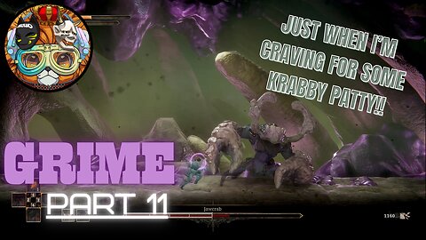 GRIME PC Walkthrough Gameplay Part 11 - THIRD HIDDEN MONSTER BOSS JAWCRAB (FULL GAME)