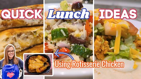 QUICK & EASY LUNCH RECIPES | STAY AT HOME LUNCH IDEAS | WORK FROM HOME LUNCHES