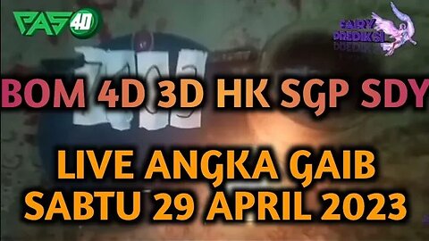 🔴 LIVE ANGKA GAIB JITU HK SDY SGP SABTU 29 APRIL 2023 PREDIKSI RUMUS BOCORAN TUNGGAL HK JITU