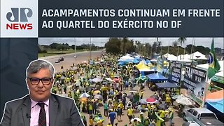 Manifestantes mantêm protesto em frente a quartel de Brasília