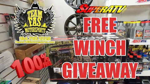 FREE Super ATV 4500 Black Ops Winch! Team FAS Motorsports Oct. 2021 Giveaway sponsored by Super ATV