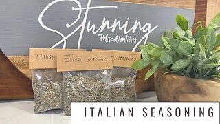 Homemade Italian Seasoning