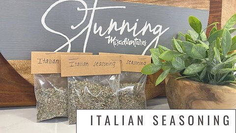 Homemade Italian Seasoning