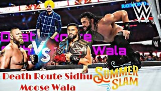 Death Route(sidhu moose wala)ft. Roman Reigns VS Brock Lesnar || Death Route(Punjab)Ft.Roman Reigns