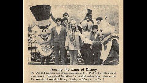 The Wonderful World of Disney - Disneyland Showtime with Kurt Russell & the Osmond Bros (1970)