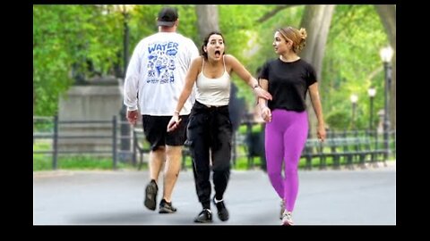 Funny WET Fart Prank in Central Park! TRO inUBLE in Paradise!