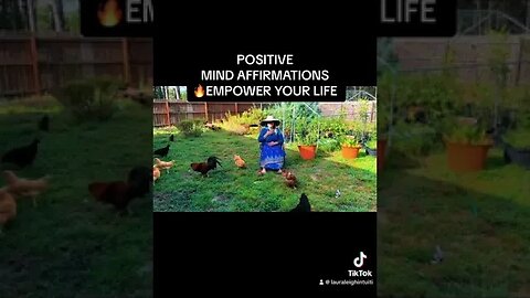 Positive mind affirmations #shortsfeed #affirmations #goodvibes #frequency #chickens #lawattraction