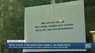 Gov Ducey issues executive order halting small business evictions