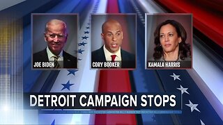 Democratic presidential candidates make Detroit stops after debate