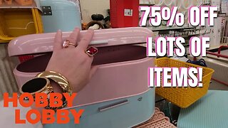 75% OFF TONS OF DECOR! | HOBBY LOBBY | AMAZING FINDS! | STORE WALK THRU! | @Hobby Lobby #hobbylobby