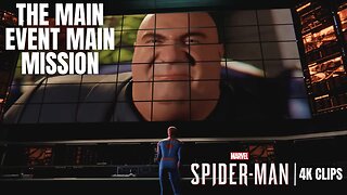 The Main Event Main Mission | Marvel's Spider-Man Gameplay | PS5, PS4 | 4K HDR (No Commentary)
